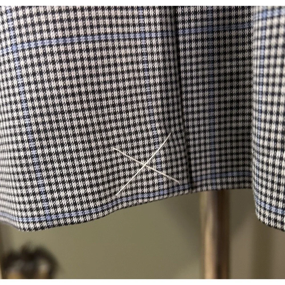 Brooks Brothers Madison Blazer Mens 42L BrooksCool Reda Glen Check Windowpane